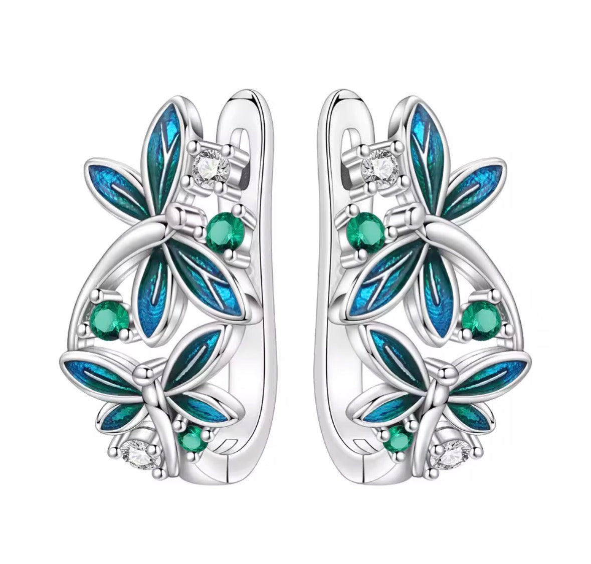 Dragonfly Ivy Earrings🌸✨🌿
