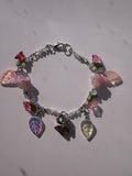 Butterfly blossom charm bracelet